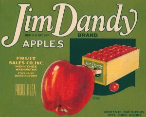 Retrolabel - Jim Dandy Brand Apples