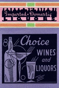 Vintage Booze Labels - Choice Wines and Liquors