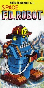 Retrobot - Mechanical Space Fire Department Robot