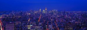 Richard Berenholtz - Manhattan at Dusk, NYC