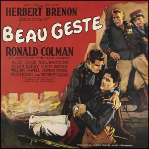 Unknown 20th Century American Illustrator - Movie Poster: Ronald Colman - Beau Geste