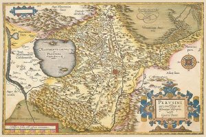 A. Ortelius - Map of Italy Near Florence