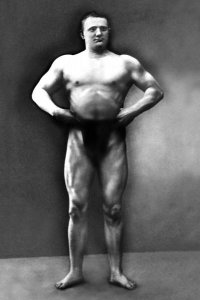 Vintage Muscle Men - Strongman Pose