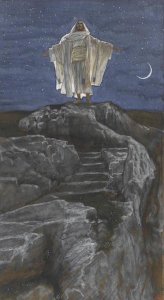 James Tissot - Jesus Goes Up Alone onto a Mountain to Pray, The Life of Our Lord Jesus Christ, 1886-1894