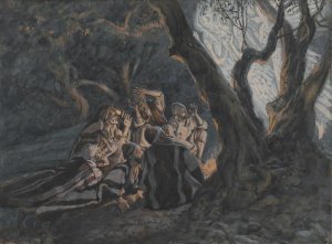James Tissot - The Angel and the Shepherds, The Life of Our Lord Jesus Christ, 1886-1894