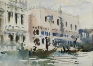 John Singer Sargent - From the Gondola, ca. 1903-1904