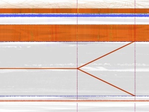 NAXART Studio - Abstract Orange And Grey