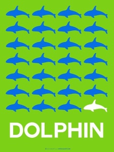 NAXART Studio - Dolphin Poster