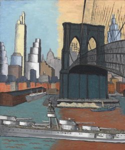 Glenn O. Coleman - Bridge Tower, 1929