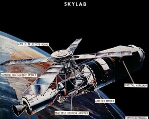 NASA - Skylab Components: Conceptual Drawing, 1974