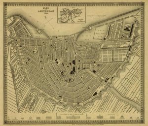 Society for the Diffusion of Useful Knowledge - Amsterdam, Netherlands, 1844 - Tea Stained