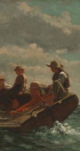 Winslow Homer - Breezing Up (center)