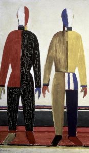 Kazimir Malevich - Sportsmen (left)