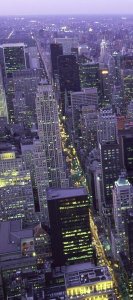 Unknown - Manhattan at night, New York (left)