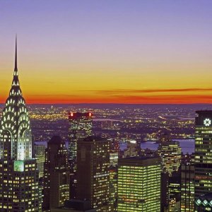 Richard Berenholtz - Midtown Manhattan at Sunset, NYC (center)