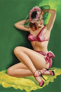 Peter Driben - Flirt Magazine: Pinup with Hat