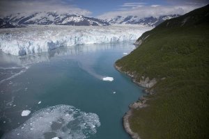 Matthias Breiter - Hubbard Glacier encroaching on Gilbert Point, Wrangell-St. Elias National Park, Alaska