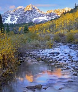 Tim Fitzharris - Maroon Bells and Maroon Creek, Colorado