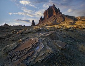 Tim Fitzharris - Shiprock, the basalt core of an extinct volcano, New Mexico