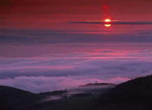 Tim Fitzharris - Sunrise at Hurricane Ridge, Olympic National Park, Washington