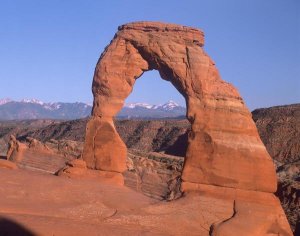 Tim Fitzharris - Delicate Arch and La Sal Mountains, Arches National Park, Utah