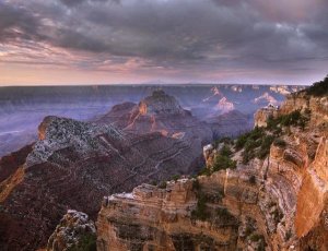 Tim Fitzharris - Stormy skies over Vishnu Temple, Grand Canyon National Park, Arizona