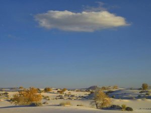 Tim Fitzharris - Cloud over White Sands National Monument, Chihuahuan Desert, New Mexico