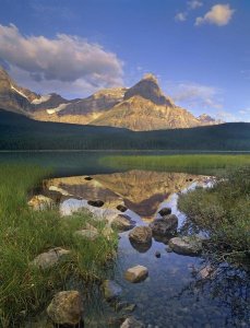 Tim Fitzharris - Mount Chephren and Waterfowl Lake, Banff National Park, Alberta, Canada