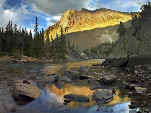 Tim Fitzharris - Nokhu crags, hornfel layers carved by glaciers, Medicine Bow Range, Colorado