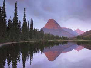 Tim Fitzharris - Mount Sinopah reflected in Two Medicine Lake, Glacier National Park, Montana