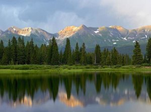 Tim Fitzharris - West Needle Mountains reflected in Molas Lake, Weminuche Wilderness, Colorado