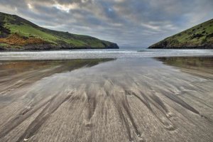 Colin Monteath - Sand patterns at dawn, Otanerito Beach, New Zealand