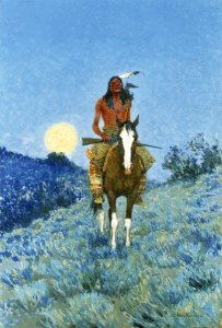 Frederic Remington - The Outlier, 1909