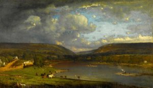 George Inness - On the Delaware River, 1861-1863
