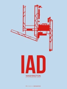 NAXART Studio - IAD Washington Poster 2