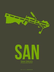 NAXART Studio - SAN San Diego Poster 2