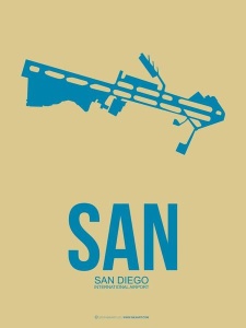 NAXART Studio - SAN San Diego Poster 3