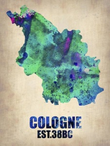 NAXART Studio - Cologne Watercolor Poster