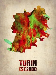 NAXART Studio - Turin Watercolor Poster