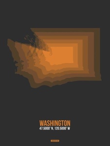 NAXART Studio - Washington Radiant Map 4