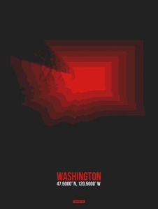 NAXART Studio - Washington Radiant Map 6