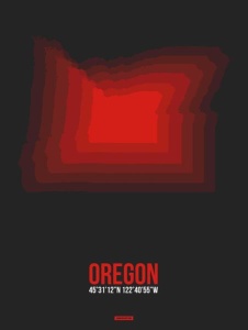 NAXART Studio - Oregon Radiant Map 6