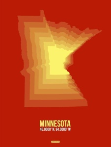 NAXART Studio - Minnesota Radiant Map 2