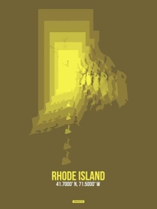 NAXART Studio - Rhode Island Radiant Map 1