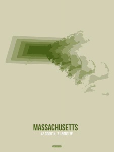 NAXART Studio - Massachusetts Radiant Map 3