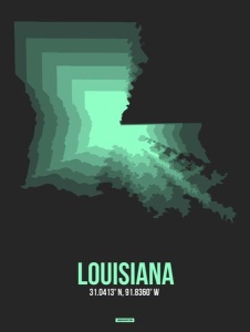 NAXART Studio - Louisiana Radiant Map 6