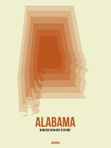 NAXART Studio - Alabama Radiant Map 1