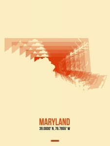 NAXART Studio - Maryland Radiant Map 1