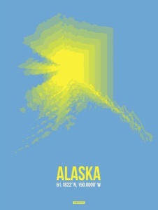 NAXART Studio - Alaska Radiant Map 2