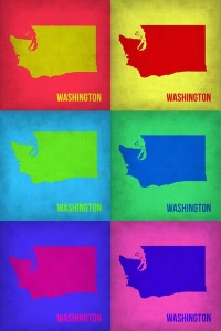 NAXART Studio - Washington Pop Art Map 1